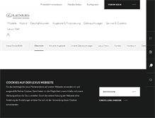 Tablet Screenshot of lexusforum-koeln.de